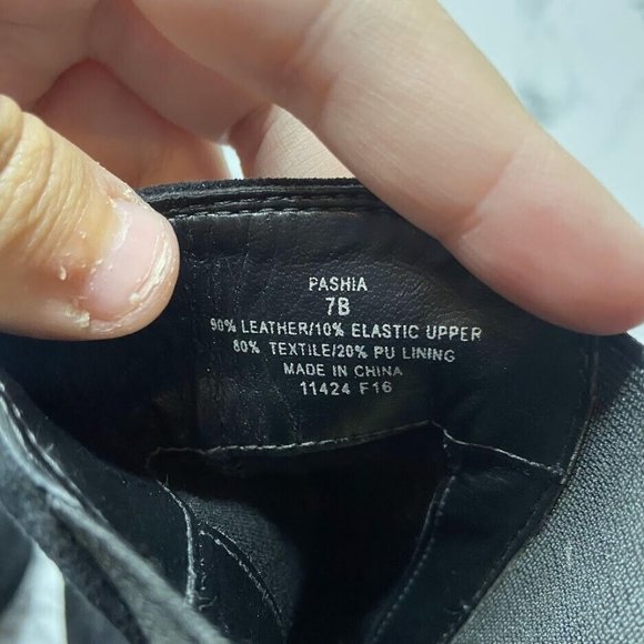 Lauren Ralph Lauren Pashia Boot Womens 7 Black Suede Chelsea Ankle Bootie Shoe - Picture 7 of 8